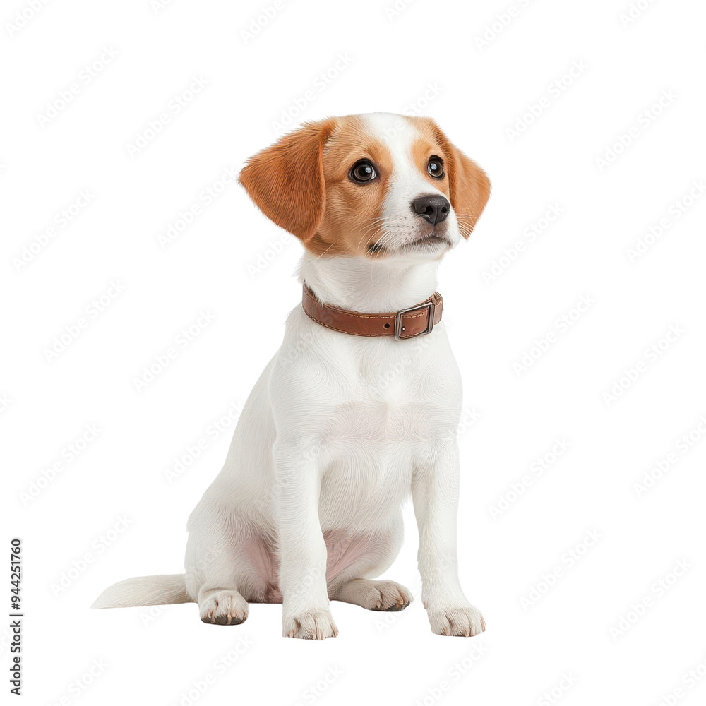 Cute beagle puppy with a curious expression, sitting gracefully, showcasing its playful nature and charming features isolate on transparency background Cute beagle puppy with a curious expression, sitting gracefully, showcasing its playful nature and charming features isolate on transparency background