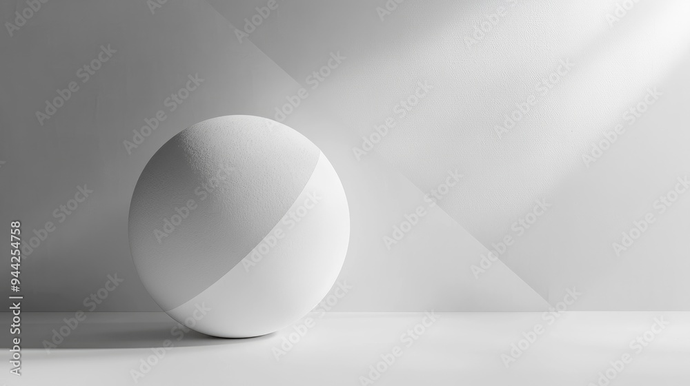 Abstract white geometric hemisphere on a clean background minimalist geometry design with empty space 3D visualization Abstract white geometric hemisphere on a clean background minimalist geometry design with empty space 3D visualization