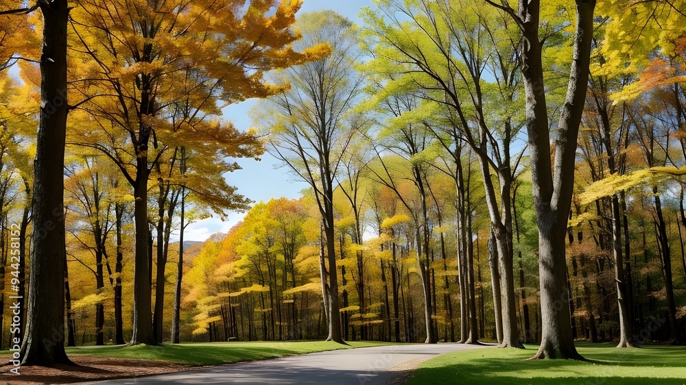 Fototapeta premium autumn in the forest