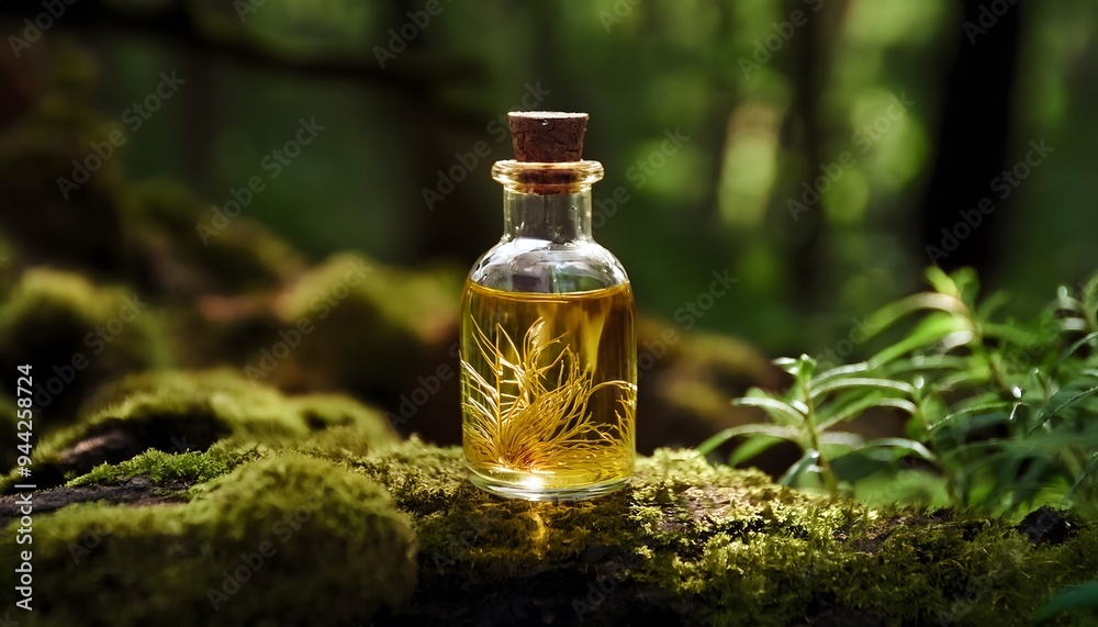 spikenard essential oil in an ornate glass bottle spikenard essential oil in an ornate glass bottle