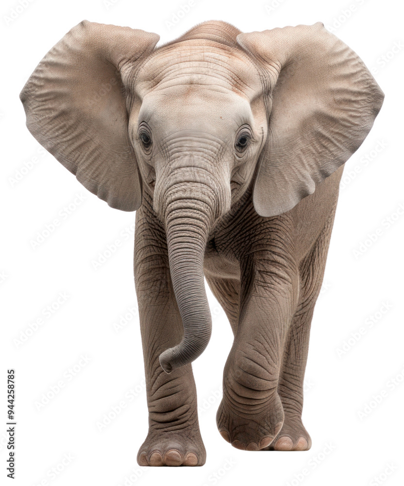Fototapeta premium PNG Baby Savana elephant wildlife animal mammal.