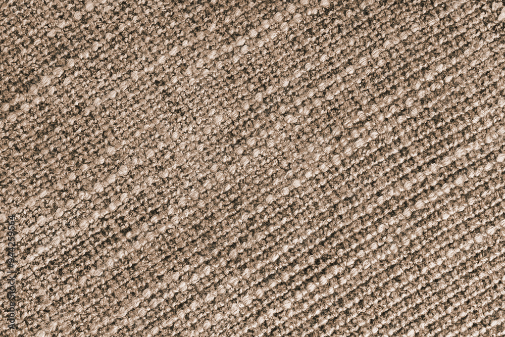 Jacquard diagonal woven coarse weave texture upholstery brown fabric background Jacquard diagonal woven coarse weave texture upholstery brown fabric background