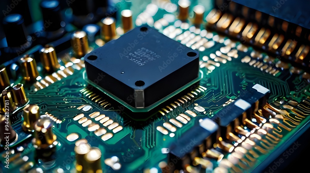 close up of computer circuit board close up of computer circuit board