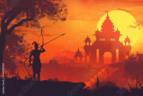 Dussehra festival background