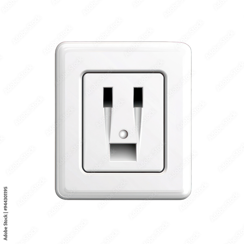 A clean, modern electrical outlet on a white background, ideal for use in home, office, or design projects. transparent background A clean, modern electrical outlet on a white background, ideal for use in home, office, or design projects. transparent background