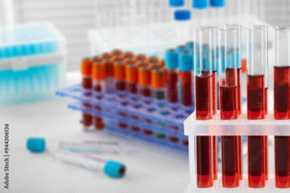 Abstract science lab interior working space Abstract science lab interior working space