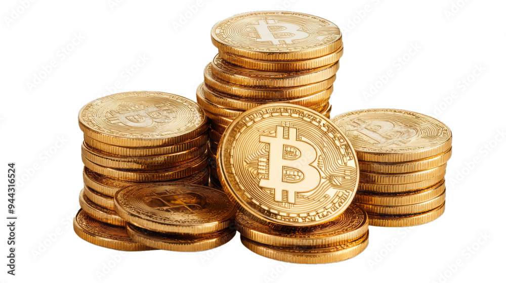A row of gold coins on transparency background PNG A row of gold coins on transparency background PNG