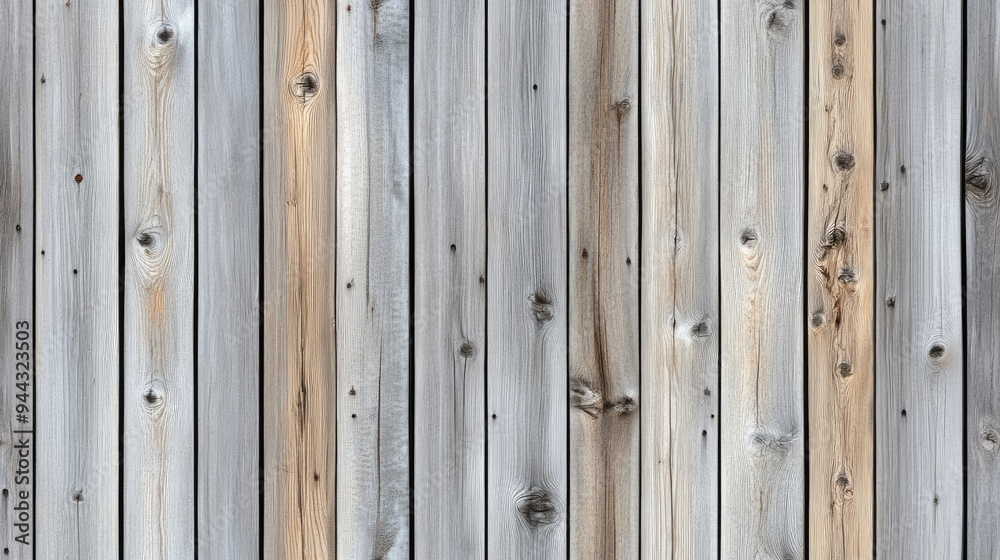 Close-up of old wooden planks reveals intricate knots and natural textures, emphasizing the beauty of age against a muted grey backdrop SEAMLESS PATTERN Close-up of old wooden planks reveals intricate knots and natural textures, emphasizing the beauty of age against a muted grey backdrop SEAMLESS PATTERN