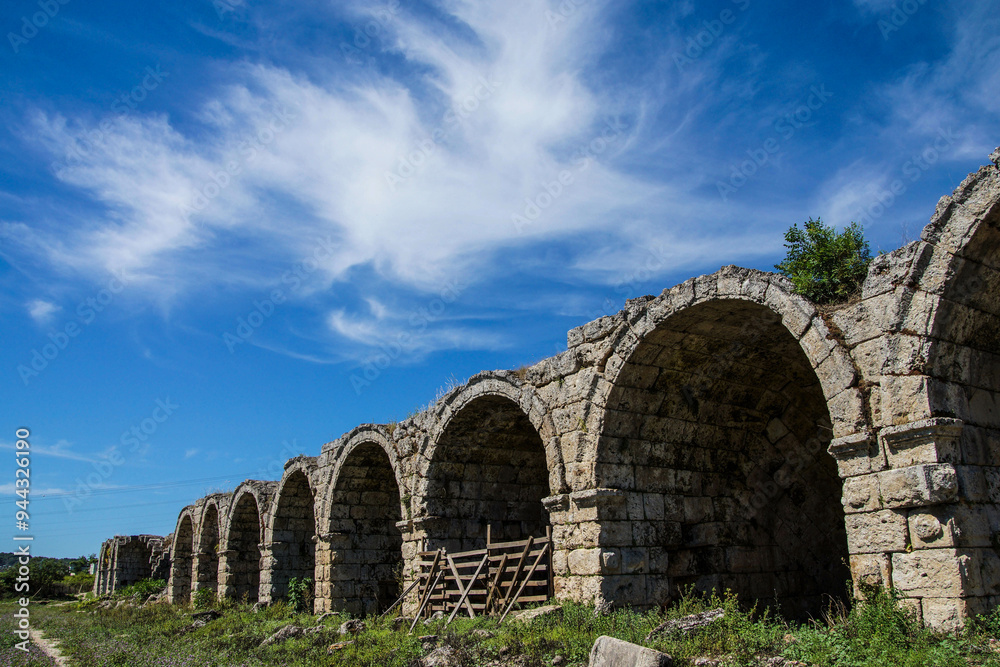 Exterior arches of the chariot racing stadium