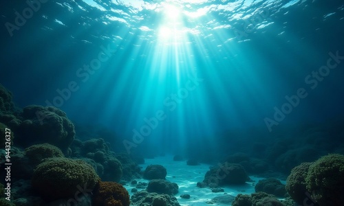 Wallpaper Mural Underwater landscape Torontodigital.ca