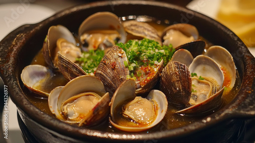 The national cuisine of Macau. Shellfish 