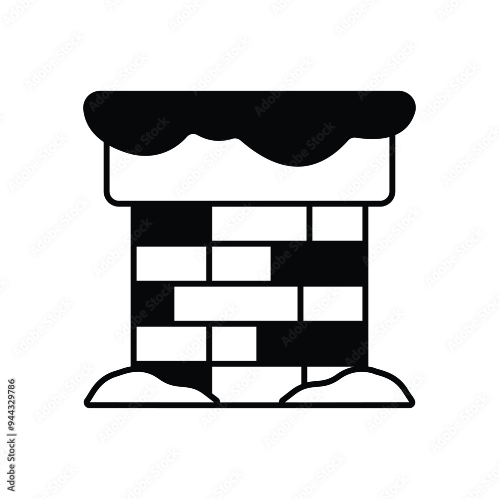 Chimney vector icon Chimney vector icon