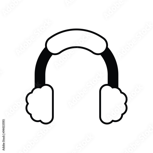 Earmuff  vector icon