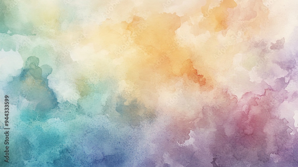Watercolor background art with a handmade feel Watercolor background art with a handmade feel