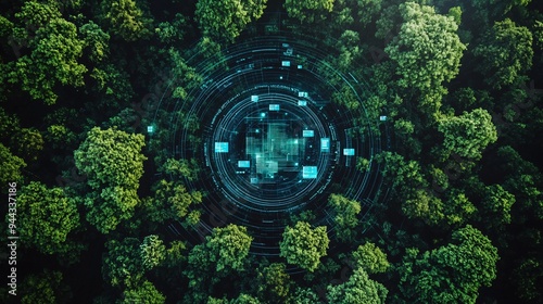 Cutting-Edge AI Technology Analyzing Satellite Data of Forest Ecosystems
