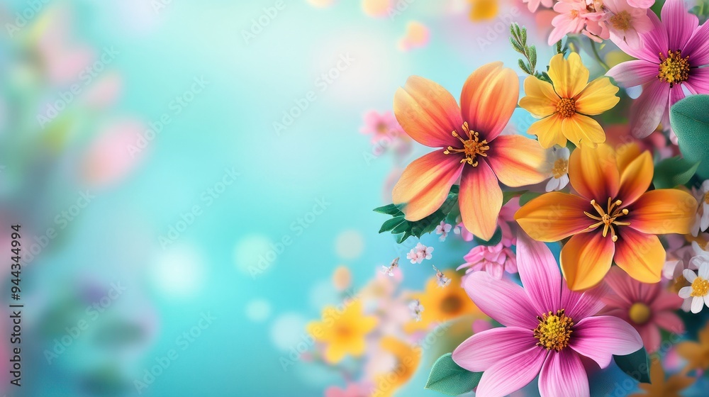 This spring sale background with a beautiful colorful flower is a modern illustration template with banners, wallpaper, invitations, posters, brochures, and vouchers. This spring sale background with a beautiful colorful flower is a modern illustration template with banners, wallpaper, invitations, posters, brochures, and vouchers.