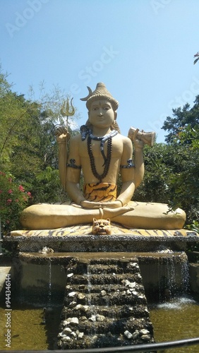 Statue of Lord Shiva at Goddess Lakshmi Shrine (Lakshmi Devalaya), Kataragama, Sri Lanka. photo