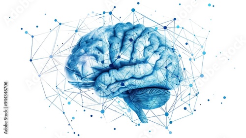 Human Brain with Abstract Network