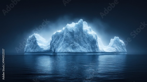 Iceberg in the Arctic Sea