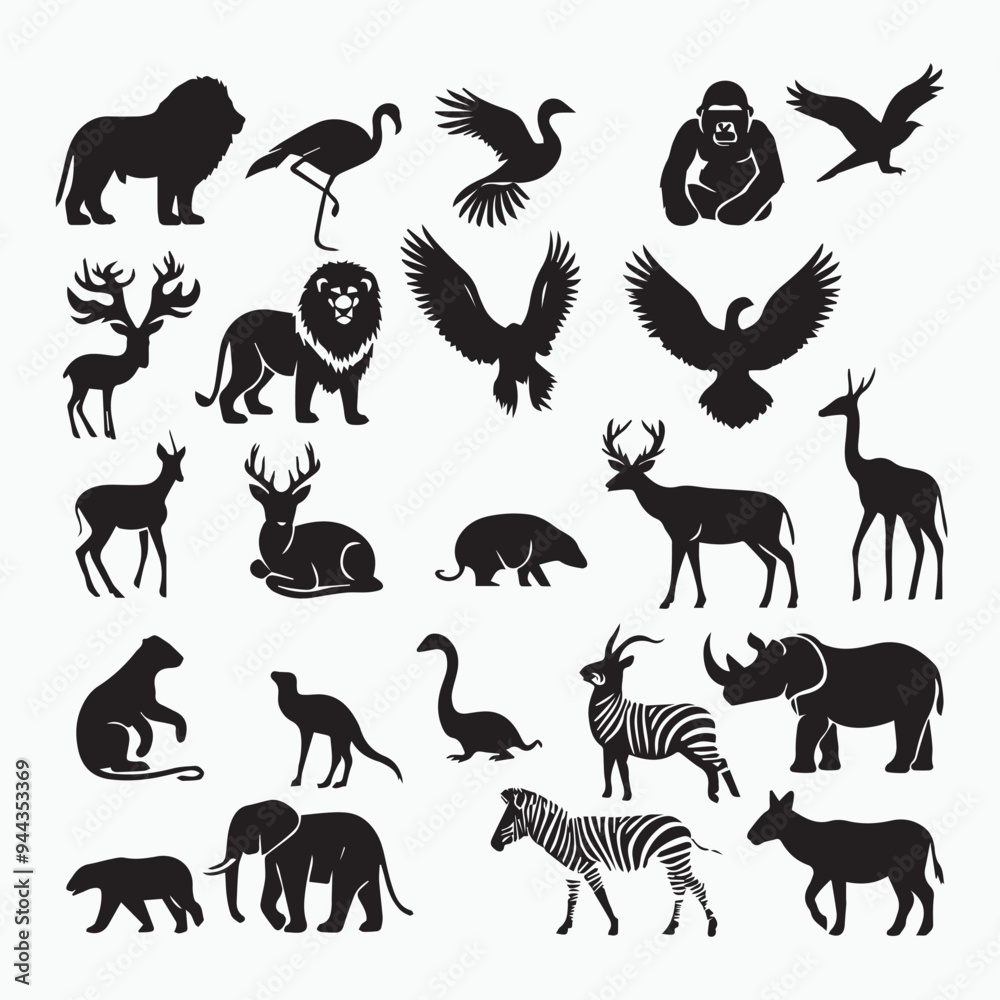 Obraz premium Animal Bundle set.eps