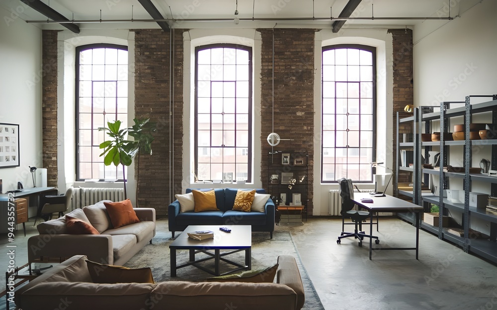 Fototapeta premium Inner house view 