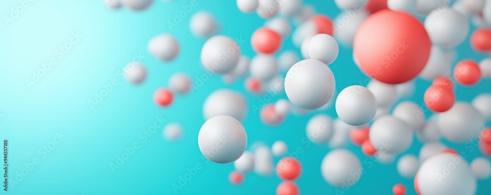 Colorful spheres floating in abstract space, creating a vibrant and dynamic background with a sense of movement and depth. Colorful spheres floating in abstract space, creating a vibrant and dynamic background with a sense of movement and depth.