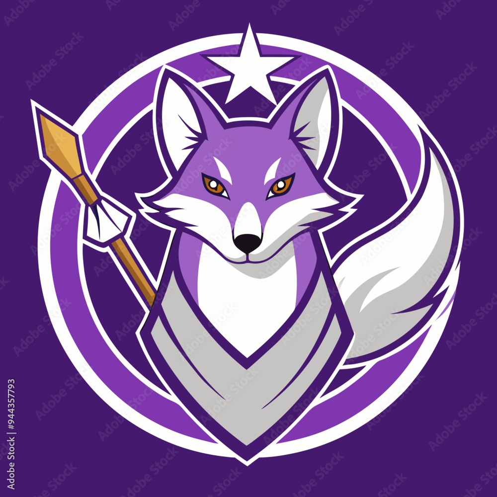 Fototapeta premium wolf head vector illustration