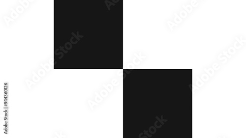 Loading loopable citcle animation with alpha or transparent background. Black color loading video
