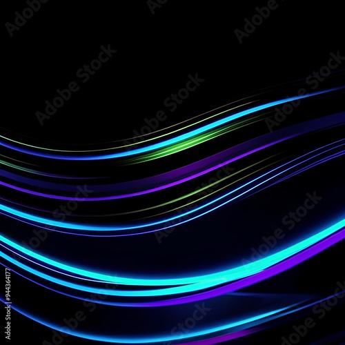 Abstract colorful background, tech background, wave background, on white background, on dark background, yellow, violet, pink, blue, green background, circles and curves background , red on dark backg