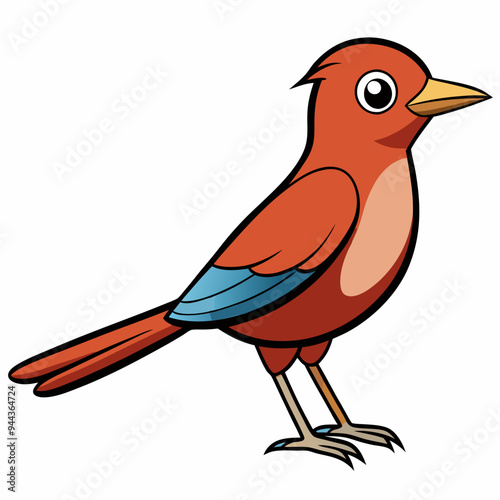 robin on a branch