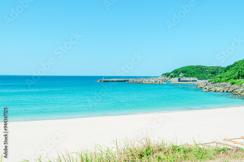 種子島の綺麗な青い海