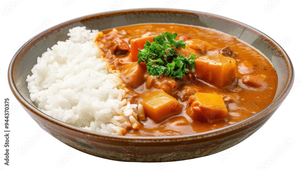 PNG A japanese dish of japanese curry with rice food meal bowl. PNG A japanese dish of japanese curry with rice food meal bowl.