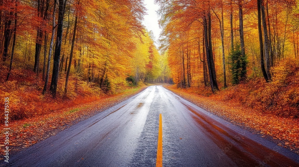 Obraz premium Autumn Road