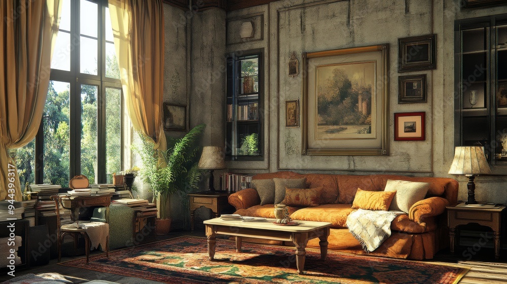 Fototapeta premium Beautiful Old Styled Interior 