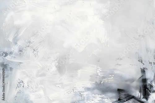 Close up Abstract white concrete old acrylic painted texture wall. Wall art painting for banner, website, texture with copy space