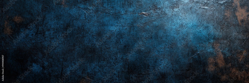 Obraz premium A textured blue surface combines dark and light tones creating an attractive backdrop ideal for design projects and presentations