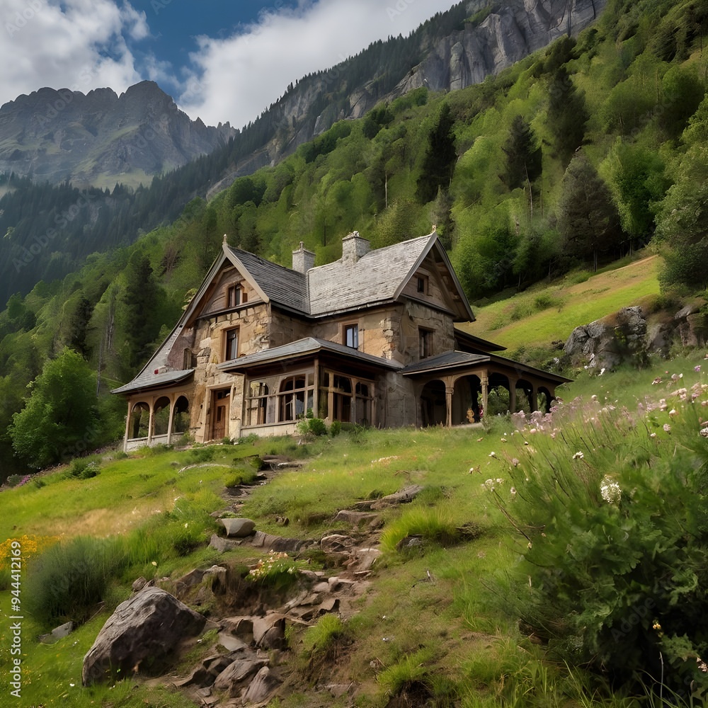 old house in the mountains old house in the mountains