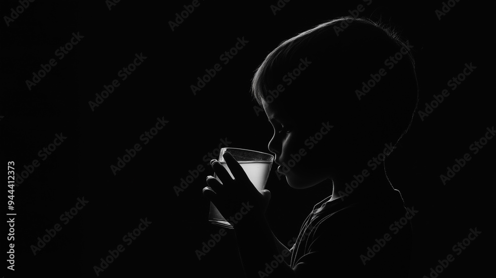 the child drinking water the child drinking water