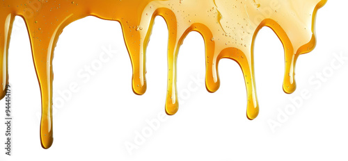 PNG Golden honey dripping background