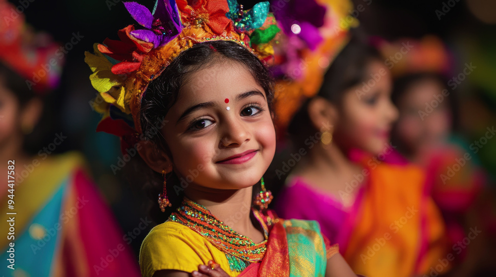 Divas Ball is a Children's Day in India. children in India. Indian children in traditional outfits