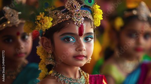 Divas Ball is a Children's Day in India. children in India. Indian children in traditional outfits