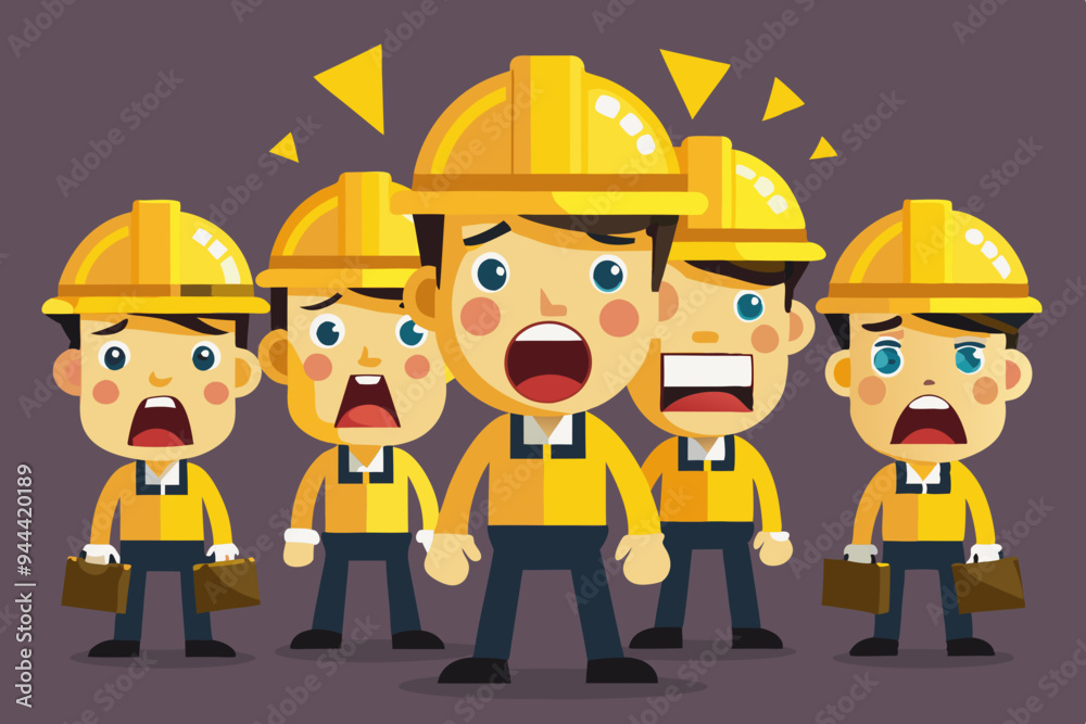 A series of animated miners in yellow helmets showing a range of emotions from determination to frustration, highlighting the challenges and dedication in mining professions
A series of animated miners in yellow helmets showing a range of emotions from determination to frustration, highlighting the challenges and dedication in mining professions