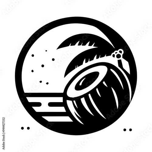 silhouette of a coconut.ai