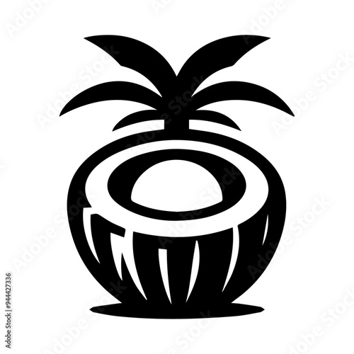 silhouette of a coconut.ai