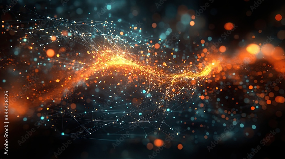 A colorful, swirling pattern of dots A colorful, swirling pattern of dots