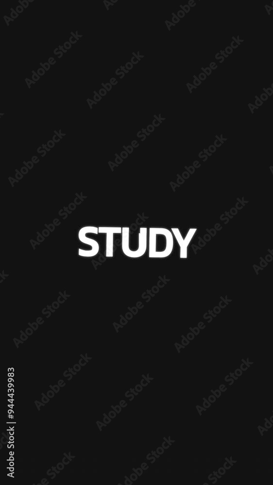 Animation featuring the word Animation featuring the word