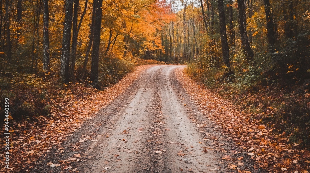 a dirt road surrounded by trees and leaves a dirt road surrounded by trees and leaves