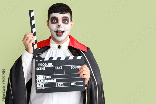 Young man dressed for Hallo...