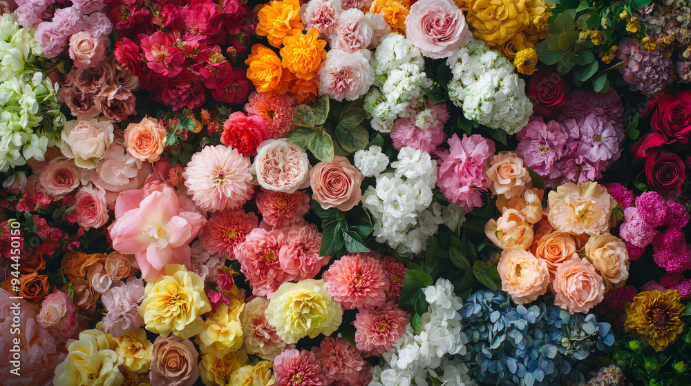 Fototapeta premium Soft, natural light could be used to illuminate the flowers, enhancing their colors and textures