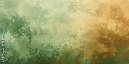 An intriguing abstract background of muted greens and browns, evoking a sense of nature. photo